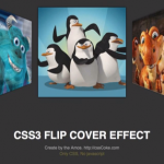 用CSS3寫 iTunes flip cover效果